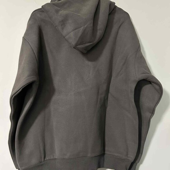 Spider Web Graphic Hoodie with Neon  Grey with Green Logo Midium - Picture 3 of 4